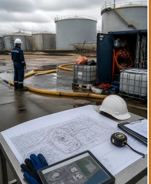 Разработка плана ликвидации разливов нефти в Новороссийске